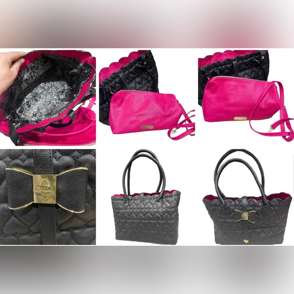 BETSEY JOHNSON BUNDLE purse Wallet Bracelet Necklace Bag charm Umbrella Shawl - Picture 16 of 17